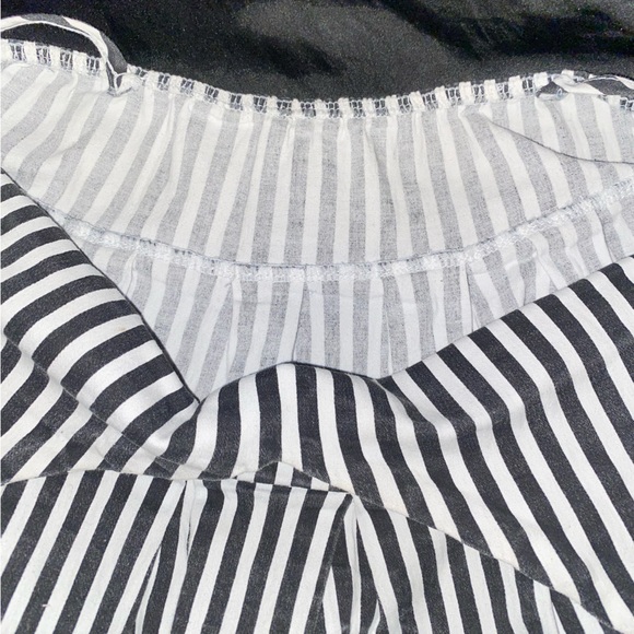 🧚‍♀️3for50$ Striped flared crop top - Picture 4 of 4